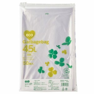 ポリエチレン収集袋 透明 45L 1パック(50枚)