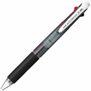 ジェットストリーム 3色ボールペン 0.7mm (軸色:黒) 1本