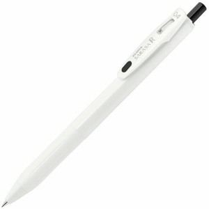ゲルインクボールペン サラサR 0.4mm 黒 (軸色:白) 1本