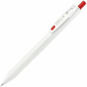 ゲルインクボールペン サラサR 0.4mm 赤 (軸色:白) 1本