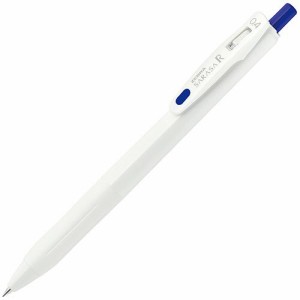 ゲルインクボールペン サラサR 0.4mm 青 (軸色:白) 1本
