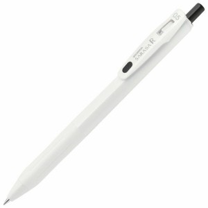 ゲルインクボールペン サラサR 0.5mm 黒 (軸色:白) 1本