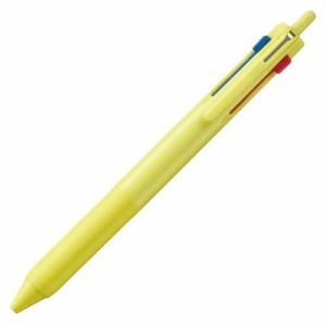三菱鉛筆　ジェットストリーム　３色ボールペン　０．７ｍｍ　（軸色：レモンイエロー）　１本