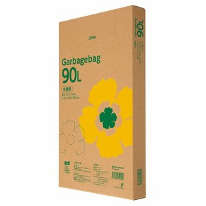 ゴミ袋エコノミー 半透明 90L BOXタイプ 1箱(110枚)