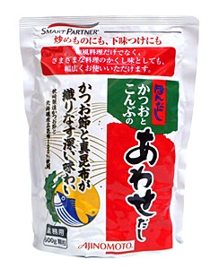 味の素　ほんだし　かつおとこんぶのあわせだし（袋）　５００ｇ【イージャパンモール】