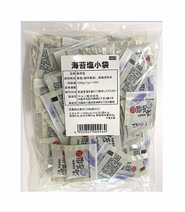 【送料無料】マルニ　海苔塩小袋（1ｇ×100P）×10個【イージャパンモール】