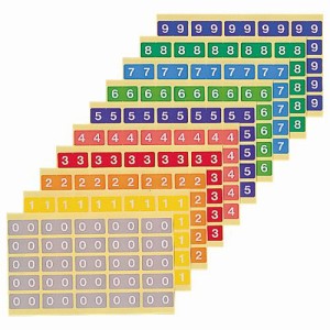 カラーナンバーラベルL 数字2 1パック(250片:25片×10シート)