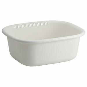 Nポゼ 洗い桶角型 小 ホワイト 1個