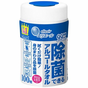 大王製紙 エリエール 除菌できるアルコールタオル 本体 1本(100枚)