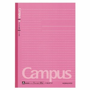 キャンパスノート(ドット入り罫線・カラー表紙) セミB5 A罫 30枚 ピンク 1冊