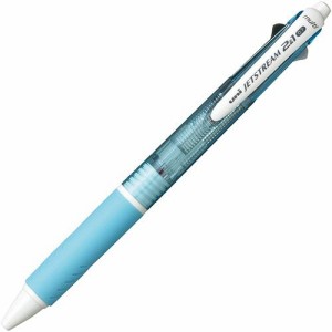 三菱鉛筆 多機能ペン ジェットストリーム2＆1 0.7mm (軸色:水色) 1セット(10本)
