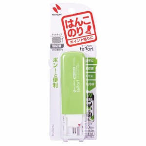 テープのり tenori はんこのり 本体 7mm×6.5m グリーン 1個