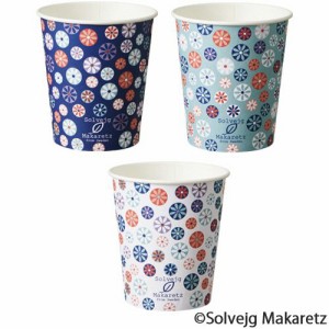 紙コップ Mosaic Floral 205ml(7オンス) 1パック(80個)