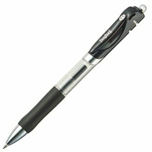 ノック式ゲルインクボールペン 0.5mm 黒 1セット(10本)