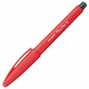 水性サインペン Plus Pen・S 極細 赤 1セット(12本)
