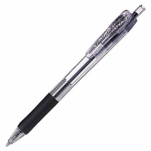 油性ボールペン タプリクリップ 0.7mm 黒 1セット(10本)