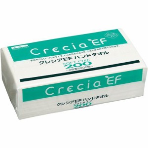 日本製紙クレシア クレシア EFハンドタオル ソフトタイプ 200組/パック 1セット(30パック)