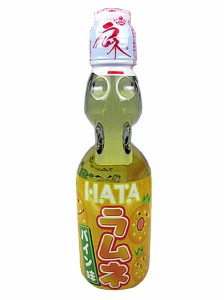 【送料無料】ハタ鉱泉(株)　瓶ラムネ　パイン味　200ml　×30本【代引不可】【イージャパンモール】