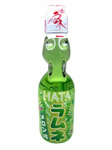 【送料無料】ハタ鉱泉(株)　瓶ラムネ　メロン味　200ml　×90本【代引不可】【イージャパンモール】