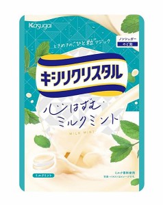 ★まとめ買い★　春日井製菓　キシリクリスタルミルクミントのど飴　71ｇ　×6個【イージャパンモール】