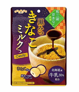 ★まとめ買い★　扇雀飴本舗　黒みつきなこミルクＣＡＮＤＹ　70ｇ　×6個【イージャパンモール】