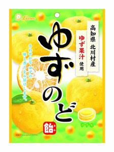 ★まとめ買い★　ライオン菓子　ゆずのど飴　73ｇ　×6個【イージャパンモール】