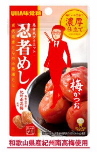 【送料無料】★まとめ買い★　ユーハ味覚糖（株）　忍者めし梅かつお味　×１０個【イージャパンモール】