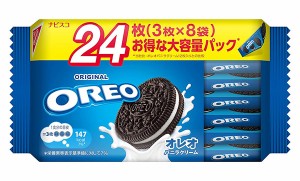 【送料無料】★まとめ買い★　モンデリーズ・ジャパン　オレオファミリーパックバニラクリーム　２４枚　×12個【イージャパン...