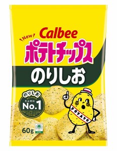 ★まとめ買い★　カルビー　ポテトチップスのりしお　60ｇ　×１２個【イージャパンモール】