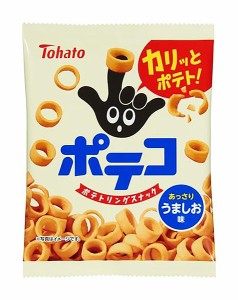 【送料無料】★まとめ買い★　東ハト　ポテコ うましお味（小袋）　23ｇ　×28個【イージャパンモール】