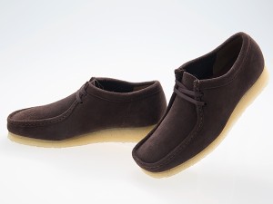 送料無料!!クラークス CLARKS ORIGINALS WALLABEE ワラビー DARK BROWN SUEDE ダークブラウン スエード #26156606 