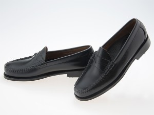 ジーエイチバス G.H.BASS LARSON PENNY LOAFER ウィージャンズ ラーソン ペニーローファー BLACK ブラック 黒 ワイズE #ba11010h-000 