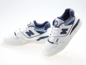 ニューバランス NEW BALANCE BBW550DY レディースサイズ WHITE/VINTAGE INDIGO NAVY ホワイト/ビンテージインディゴ ネイビー ワイズB 