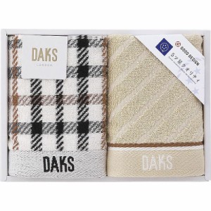 DAKS NEW ハウスチェック ウォッシュタオル2P 662-7278p