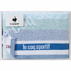 le coq sportif ルコック ビッグロゴ スポーツタオル ブルー 662-7281p