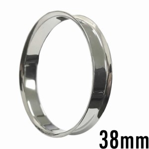 [ 定番 ホール系 ボディーピアス 38mm ] ダブルフレア 38ミリ 38.0mm ステンレス素材 ボディピアス  ホールピアス メンズ レディース プ