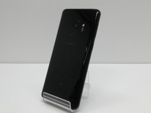 【中古】SAMSUNG au 【SIMロックあり】 Galaxy S9 SCV38 ミッドナイト ブラック【仙台イービーンズ】保証期間１ヶ月【ランクB】