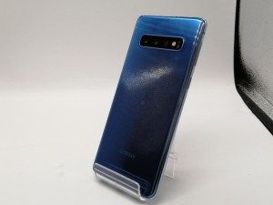 【中古】SAMSUNG docomo 【SIMロック解除済み】 Galaxy S10 SC-03L Prism Blue【大須アメ横】保証期間１ヶ月【ランクB】