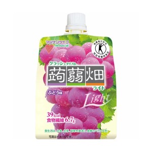 [特定保健用食品（特保）]マンナンライフ クラッシュタイプの蒟蒻畑ライト ぶどう味 150gリー/トクホ/とくほ）