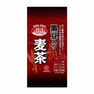 [お茶の丸幸]国産原料使用 黒豆入麦茶 ティーバッグ 300gx1個(国産大麦 国産黒豆使用)