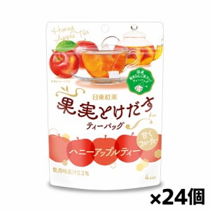 [三井農林]日東 果実とけだす ハニーアップル ティーバッグ 4袋入りx24個