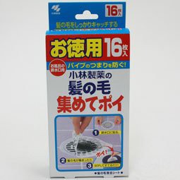 小林製薬 髪の毛集めてポイ 16枚入 お風呂掃除用品 その他 の通販はau Pay マーケット 爽快ドラッグ