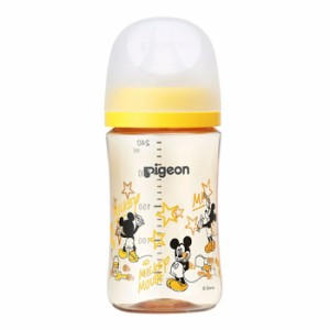 ピジョン 母乳実感 哺乳びん プラスチック 240ml(Disney)3ヵ月頃〜(赤ちゃん ベビー用品)