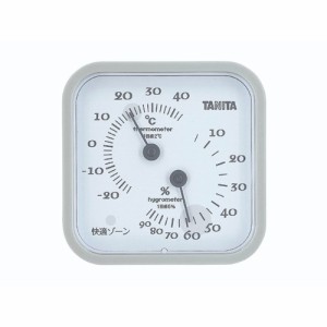 [タニタ]温湿度計 TT-557 グレー