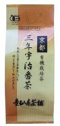 童仙房茶舗 有機三年宇治番茶 120ｇ【マクロビ/ベジタリアン/自然食品/美容/ヘルシー食材】