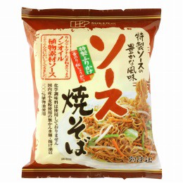 創健社 ソース焼きそば 111.3g(麺90g)【マクロビ/ベジタリアン/自然食品/美容/ヘルシー食材】