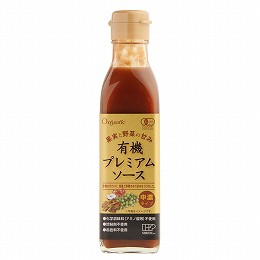 創健社 有機プレミアムソース 中濃タイプ 200ml