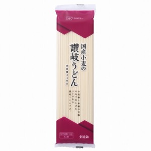 【ゆうパケット配送対象】創健社 国産小麦の讃岐うどん 240g　乾麺(ポスト投函 追跡ありメール便)