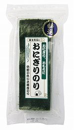 富士食品 おにぎりのり 全型三つ切 20枚【マクロビ/ベジタリアン/自然食品/美容/ヘルシー食材】