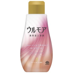 [アース製薬]ウルモア 高保湿入浴液 クリーミーローズ 600ml 乳白色 (液体入浴剤 入浴剤 バス用品 保湿)